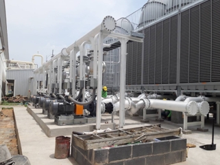 ทำพื้นวางเครื่อง Cooling