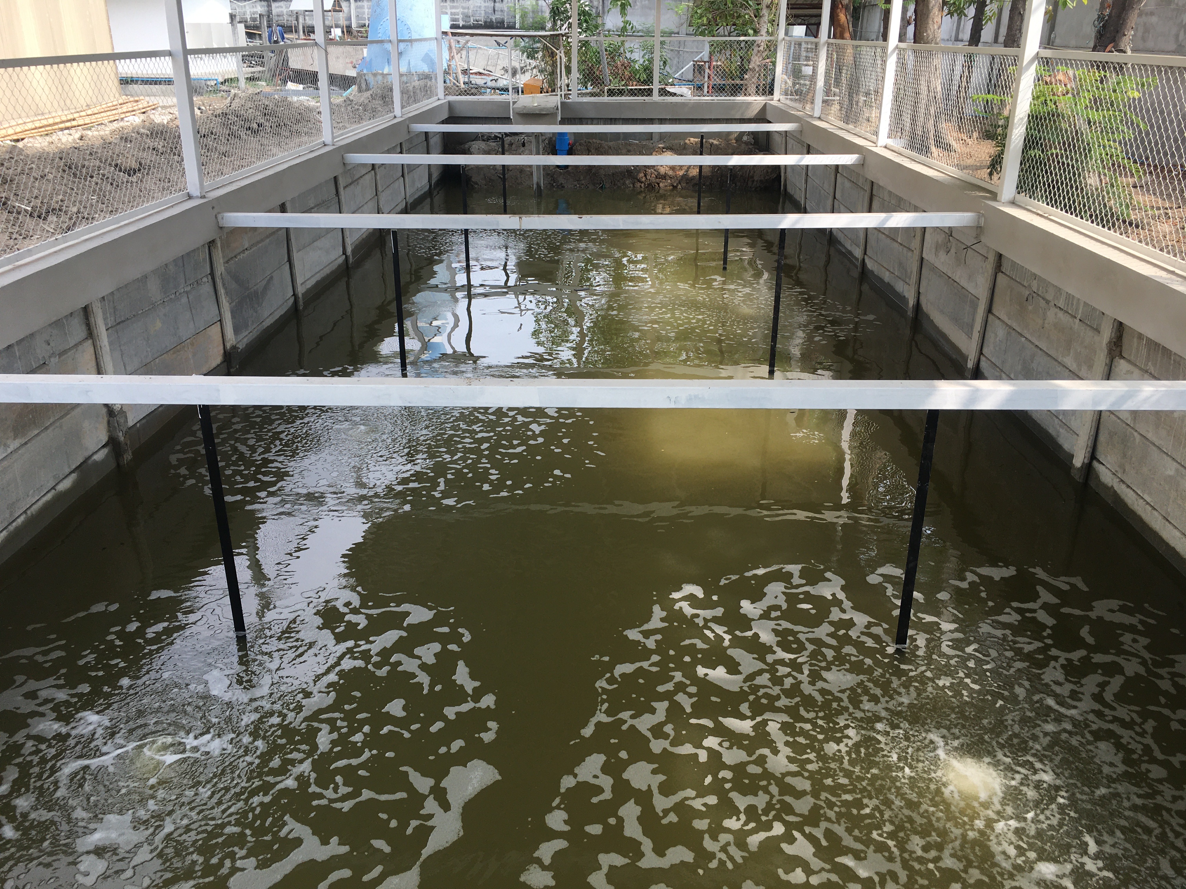 งานปรับปรุงระบบบำบัดน้ำเสีย